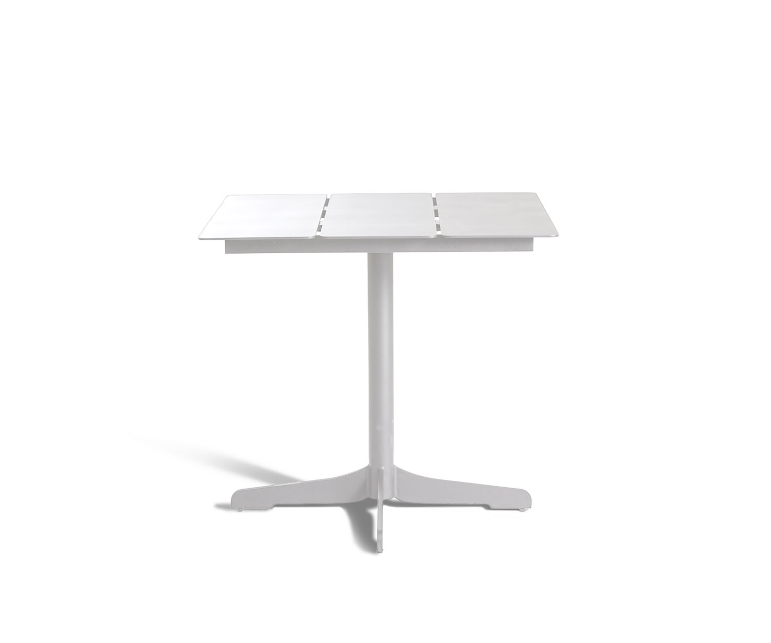 Oasiq Ceru Aluminium Table à manger L 80 cm blanc