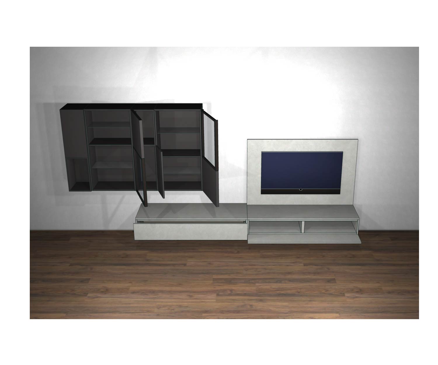 Livitalia Design hangelement C39 open deuren en open elementen Livitalia Design hangelement C39 open deuren en open elementen