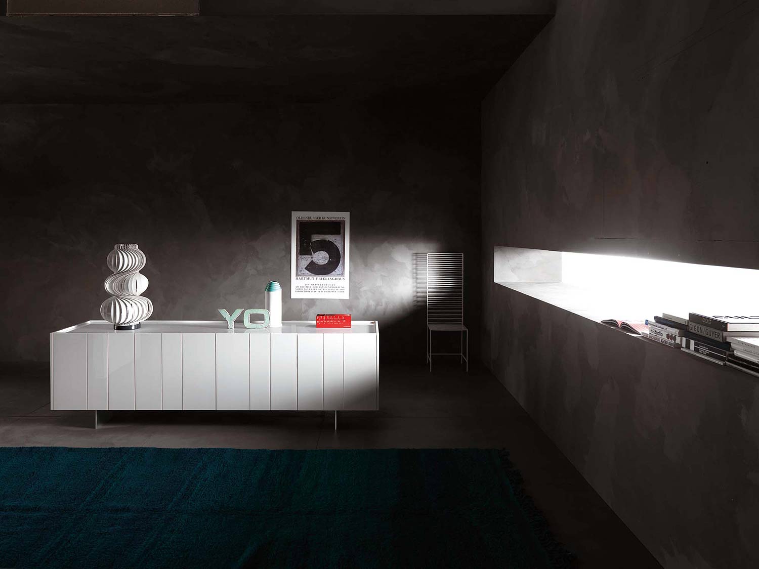 Modern dressoir Stripe uit Italië