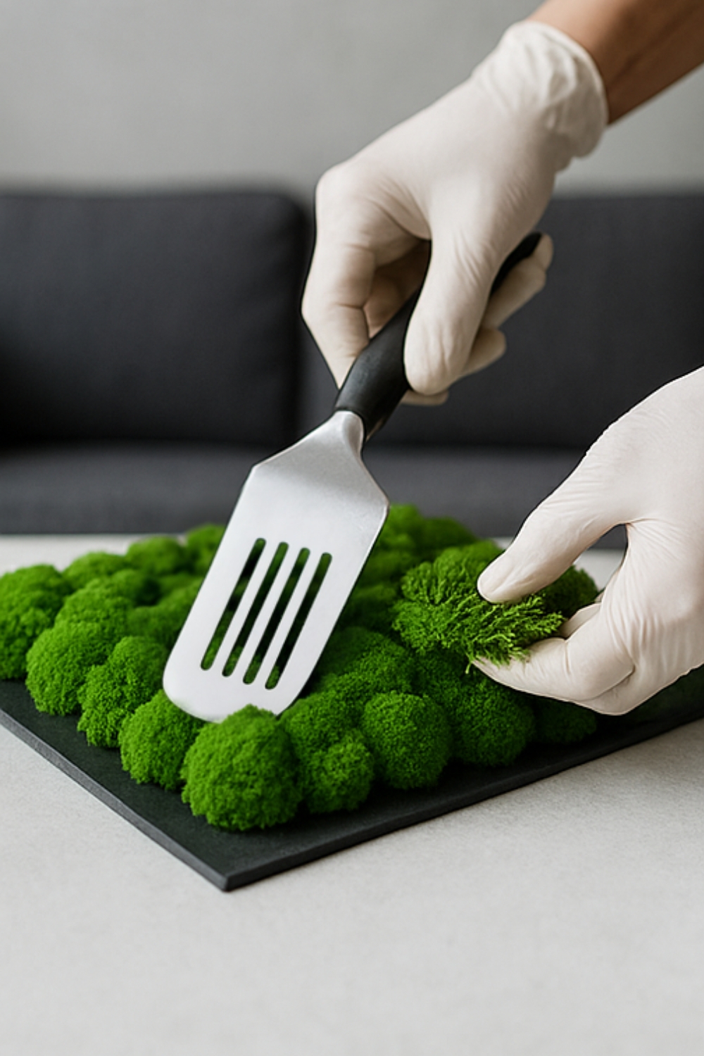 mos-op-ondergrond-plakken-en-vastdrukken