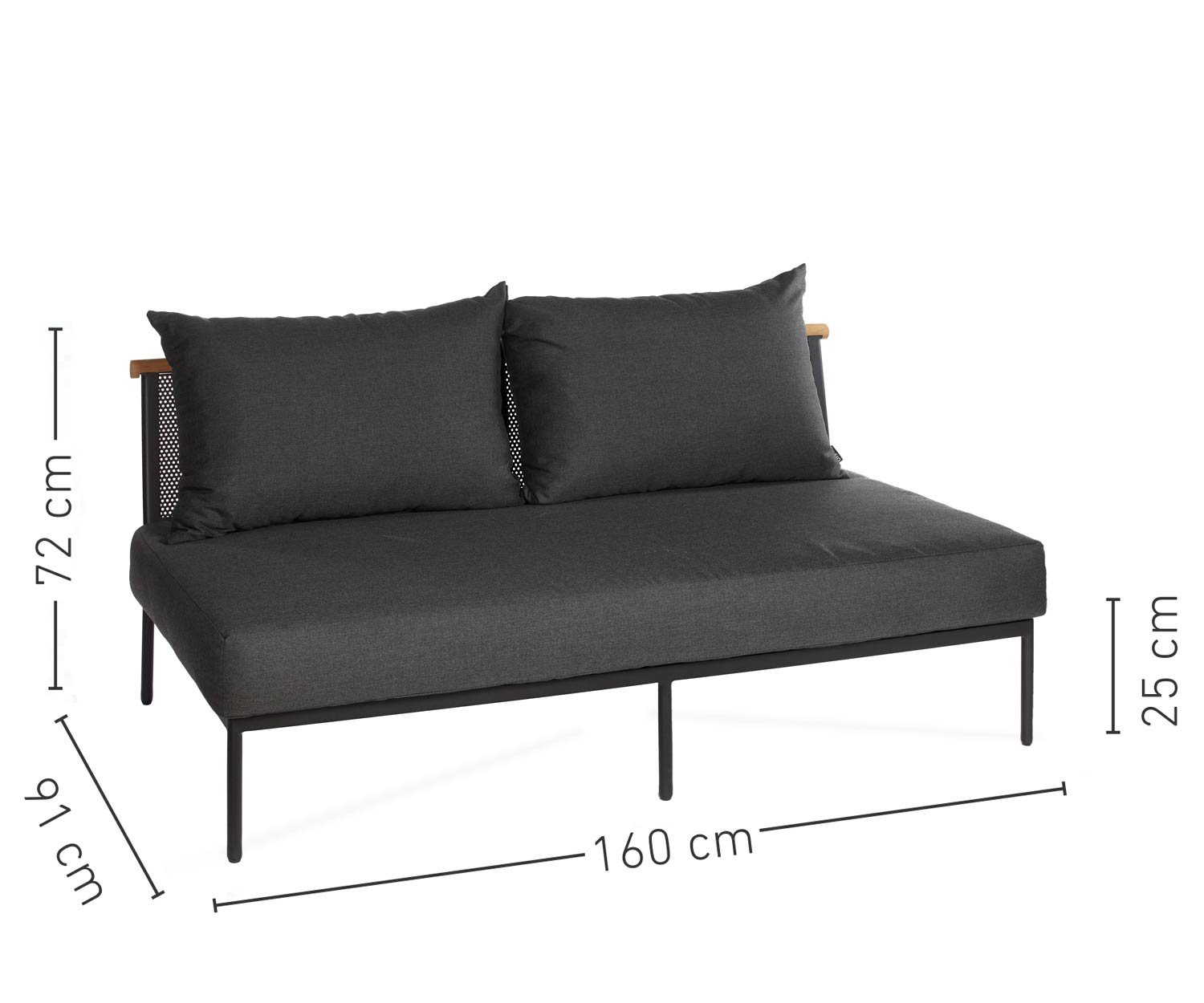 Middenbank uit de Oasiq Riad Sofa collectie Middenbank uit de Oasiq Riad Sofa collectie