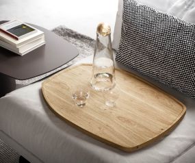 Table de nuit design d'appoint en métal