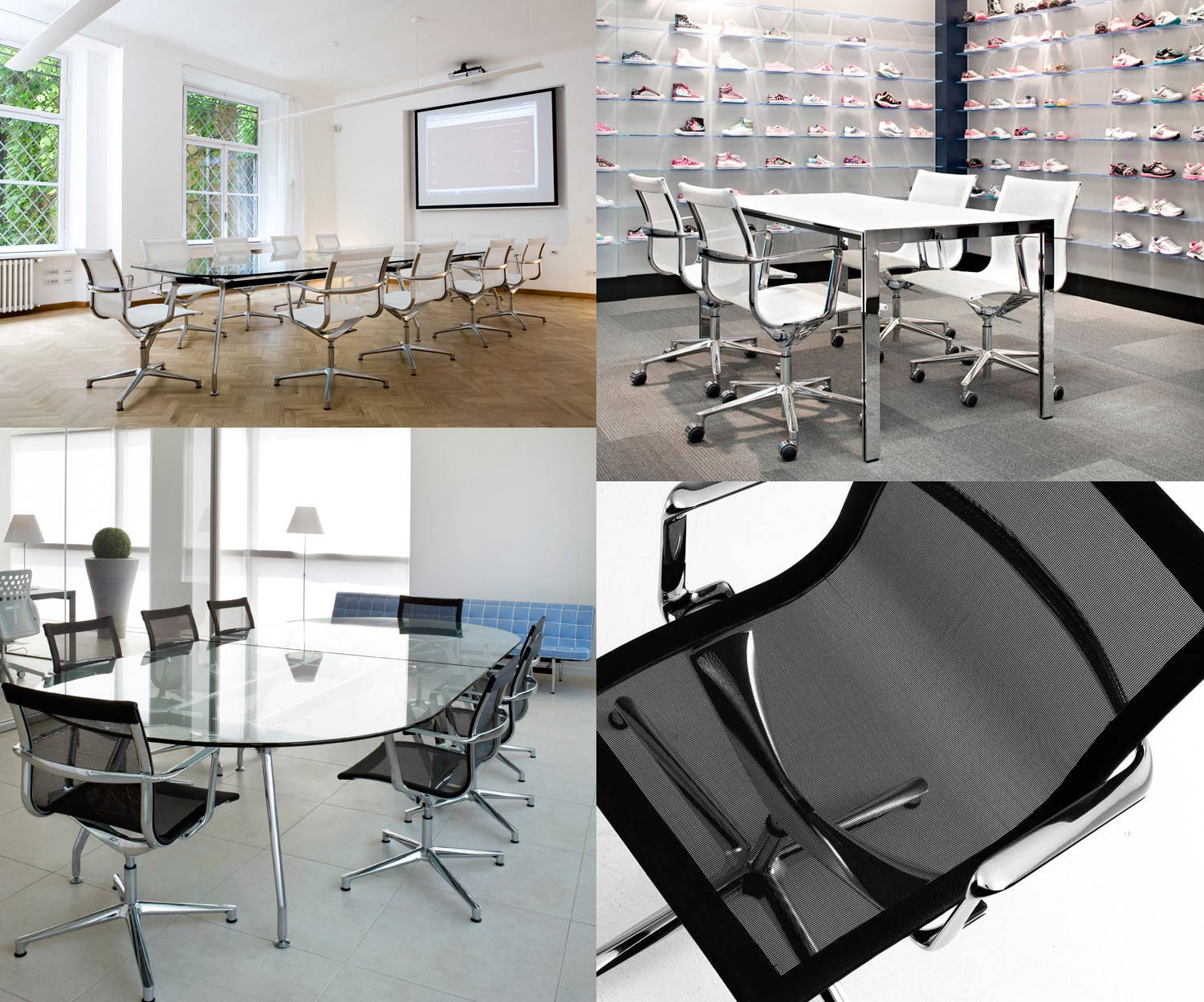 Vues Chaise de bureau ergonomique ICF Una Chair Management