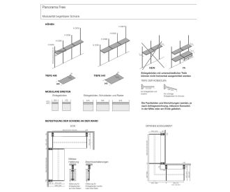 Livitalia Design Panorama Système de dressing Accessoires avec croquis