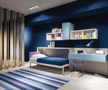 Haute qualité Clei Kali 90x200 Lit armoire design pour chambre d'enfant