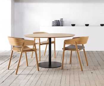 Punt Chaise de salle à manger design en chêne massif