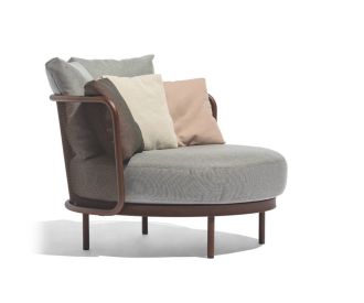 Todus Baza Round Fauteuil de jardin