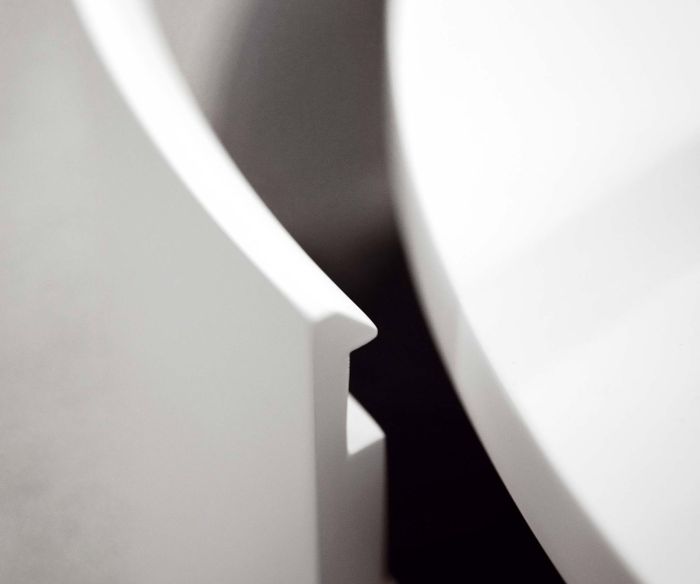 Table d'appoint exclusive Novamobili Allout avec tiroir en détail