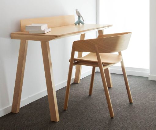 Punt Chaise design en bois massif Mava Secrétaire Chaise de bureau
