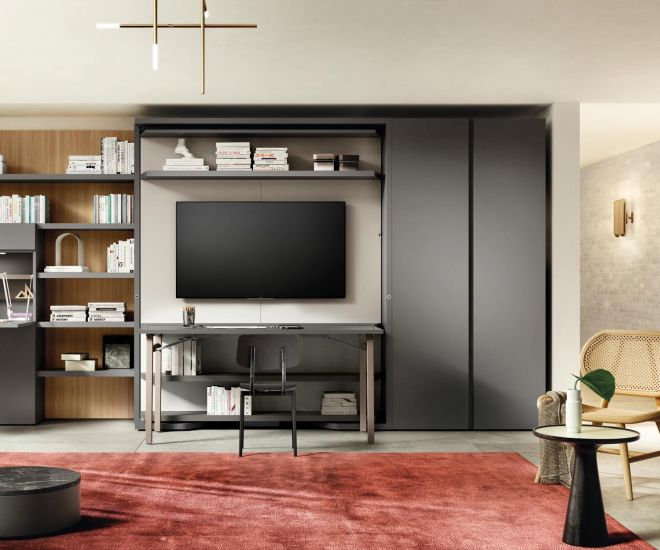 Clei Lits armoires LGM Book + Table