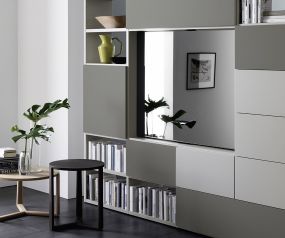 Grande bibliothèque design de séparation de pièce C90 de Livitalia 
