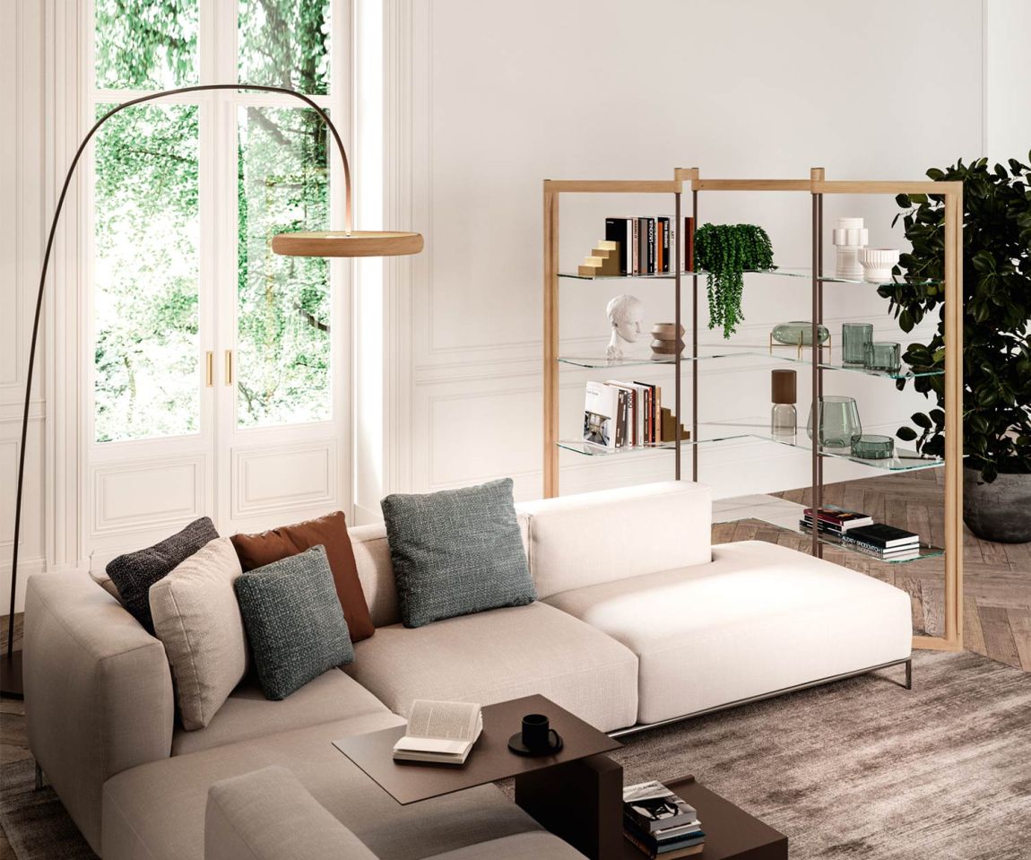 Étagère d'angle design peut être placée dans un coin